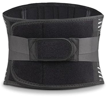 MEIION BodyFlexSolutions rthogurt Schmerzfrei durch den Tag Atmungsaktive Rückenbandage mit Stützstreben & Verstellbare Zuggurte - Perfekt für Arbeitsschutz und Rückenmuskulaturentlastung
