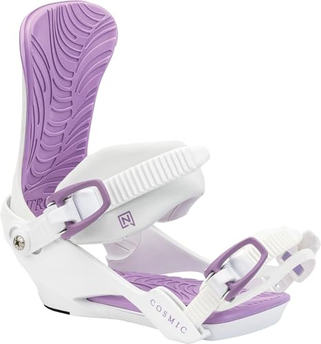 Nitro Damen Cosmic Snowboardbindung, White Brush, S/M