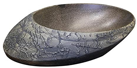 Zhaoj24-05 Lavabo Créativité Céramique Cerveau d'évier de Pierre Texture de la Texture de la Salle de Bain évier de comptoir, Bassin de lavabo d'art Unique for la vanité de lavabo Vasque à Poser(A)