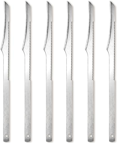 Lot de 6 couteaux de pédicure professionnels en acier inoxydable pour enlever les peaux mortes et les callosités, convient aux hommes et aux femmes, outils de pédicure de qualité supérieure