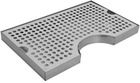 Cabilock Bandeja De Goteo Para Dispensador De Cerveza Acero Inoxidable Para Kegerator