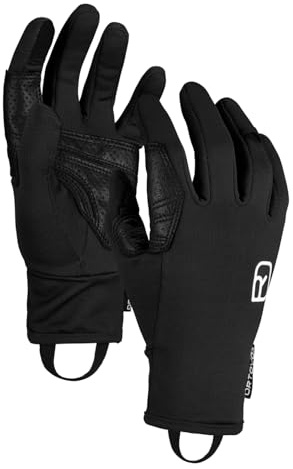 ORTOVOX Fleece Light Glove M, 56369, Black Raven, L