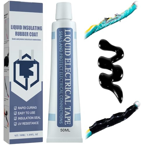 OunTechGlory Caoutchouc liquide, ruban isolant liquide, ruban électrique, pâte de réparation de câble, colle d'isolation imperméable, mastic de réparation de câble, colle imperméable à séchage rapide