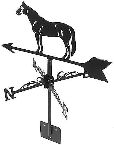 ibasenice 1 Juego De Veleta Vintage Direction Veleta Pequeña para Jardín Exterior Patio Decoración DIY De Suelo Inserto De Suelo De Techo De Metal