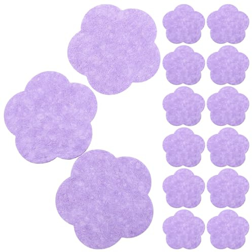 LIFKOME Esponjas Faciales de Celulosa Natural en Forma de Flor, 50 Unidades Comprimidas, Biodegradables y Suaves para Limpieza y Desmaquillar el Rostro