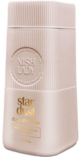 Nishlady Star Dust Volumenpuder mit Schimmer 20g – Haarpuder für Volumen, Textur & Leichten Glow – Flexibler Halt und Natürliches Styling