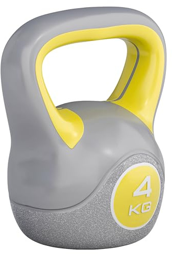 Gorilla Sports Contrast Vinyl Kettlebell 2KG - 20KG