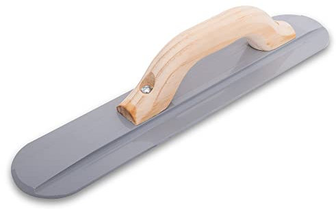 Marshalltown 141 Hand Smoother with Wooden Handle, Made of Magnesium, for Floor and Concrete, Size of Smoother: 305 x 79 mm