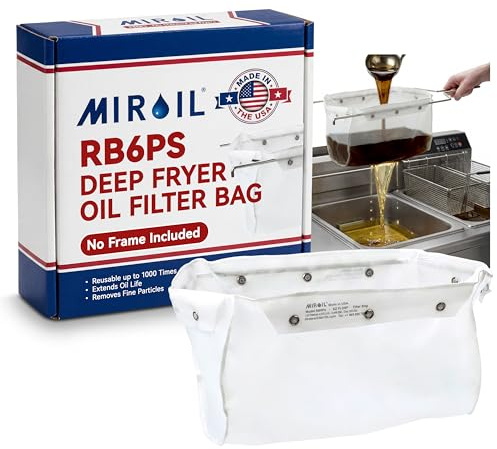 Miroil RB6PS Part 12852 EZ Flow Fryer Filter Bag, No Frame Included