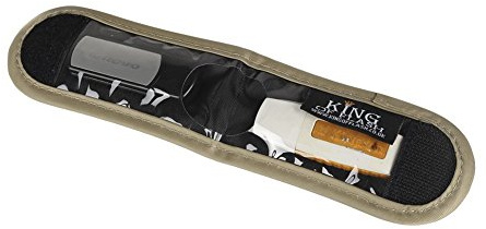 KING OF FLASH Khaki USB Flash Drive Portable Travel Memory Stick Shuttle Carry Case - Holds 2 USB Sticks with Keyring Hook