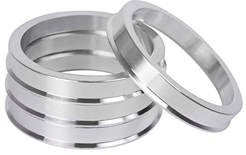 M MODAUTO Kit de 4pcs Centradores de Llantas de Aluminio (57.1-73.1)