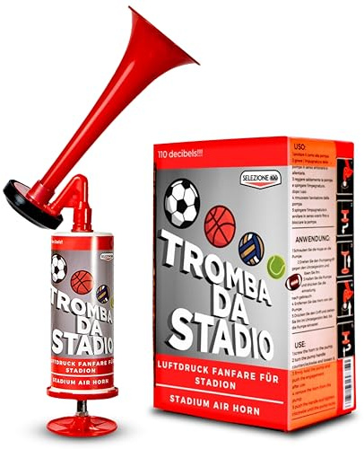SELEZIONE100 airhorn druckluft tröte, druckluftfanfare extrem laut, luftdruck fanfare, luftdruckfanfare airhorn druckluft, fussballhupe drucklufttröte, presslufthupe nebelhorn druckluft ohne gas.110Db
