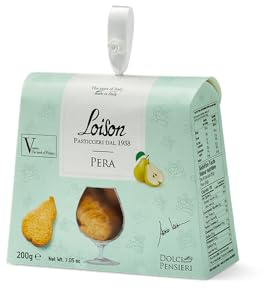 Loison 93414 Biscotti Al Burro Pera, Astuccio di 200 gr