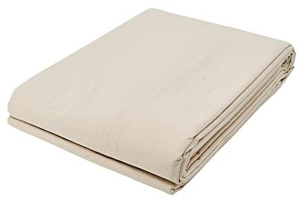 Tarps Now - Tela de lona para pintores de 10 x 10 pies. Esta lona multiusos resistente está hecha de tela de lona de algodón natural duradera y flexible, 100 % lavable y reutilizable de 10 onzas para