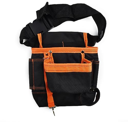 Pochette à outils Ceinture Sac Ceinture 7 Poches Holster Support de Rangement Sac à Outils d'Électricien