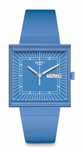 Swatch What If Sky Armbanduhr, blau, M, Klassisch