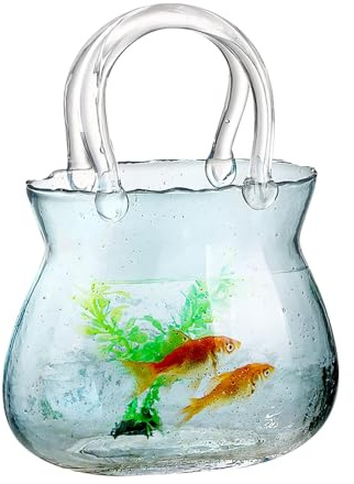 Transparent Purse vase | Glass Purse Vase | Glass Purse vase | Glass Purse vase | Glass Planter | Unique Purse-Shaped vase | Elegant vase | Purse Centerpiece vase | Modern Glass Purse