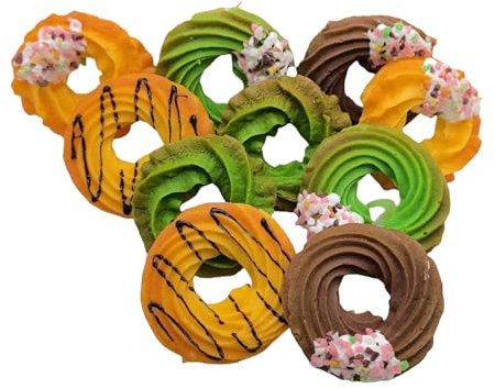 LONG XIN SERIES Künstliche Kekse, künstliche Kekse, Modellsimulation, realistische Kekse, Knallbonbons, Lebensmittel-Dessert für Heimwerker, Handwerk, Zuhause, Küche, Dekoration, Dekoration, Modell