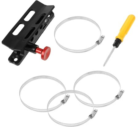 JECOMPRIS Regolabile Per Estintore Auto Staffa Veicoli Off-road e Nautici Facile Installazione Chiave Inclusa
