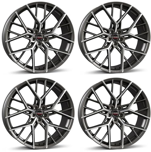 4x Borbet Felgen BY 8.0x18 ET34 5x120 titan polished matt kompatibel mit BMW 1 2 3 4 5 M3 X1 X3 X4 Z3 Z4