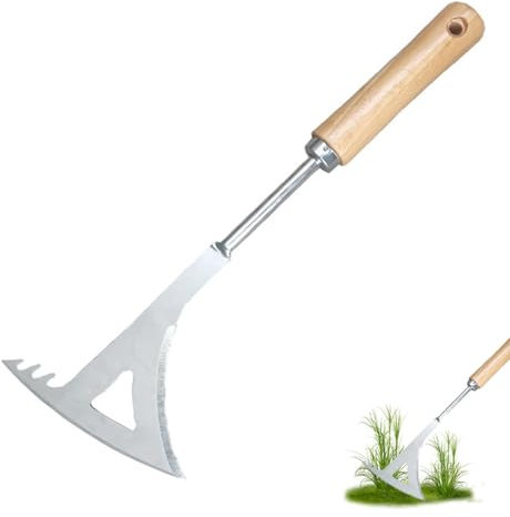 -Unkrautvernichter, Gehweg-Risse-Unkrautvernichter,Garten-Unkrautjätgerät - Multifunktionaler Unkrautjäter, Garten-Handjäter, Graswurzel-Jäterwerkzeug für den Hinterhof-Rasen