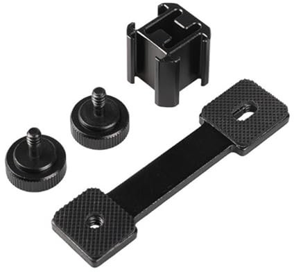 Dreiköpfiger Blitzschuh Halterungsständer Aus Aluminiumlegierung 3-in-1-Blitzschuh Kamerahalterung Für Fülllicht/Monitore