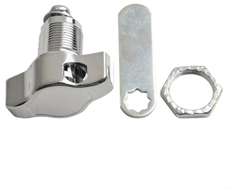 Serrure de porte mécanique sans clé en alliage de zinc pour armoire, serrure à came fiable pour boîtes aux lettres et raccords de meubles, serrure de boîte à outils, serrure à clés identiques, alliage