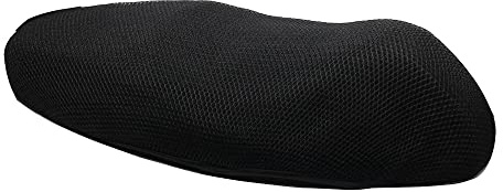 Kacepar Funda de asiento de moto de cross, funda de asiento de motocicleta antideslizante, estructura de panal 3D, almohadilla de asiento transpirable, compatible con Honda PCX 125 150 160