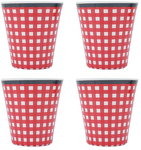 ANKROYU 4 pezzi/set imitazione in porcellana bevande originalità tazza melamina coppa per la scuola studentesca a casa