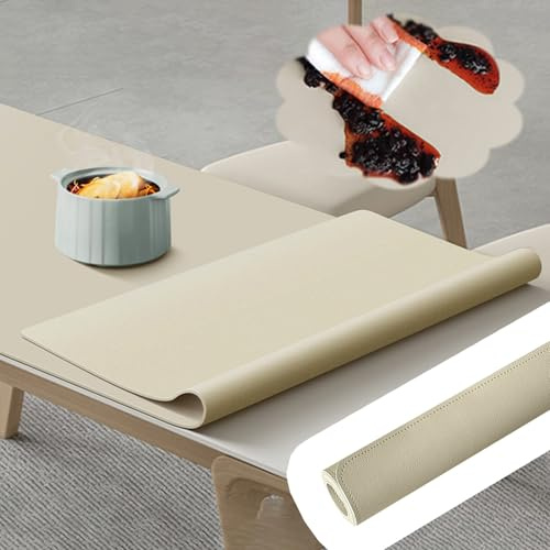 Alfombrilla para El Alféizar de La Ventana Mantel Impermeable Grande para Mesa/Ventana, Forro para Muebles de Cocina Verde/Rosa/Amarillo/Blanco, Cojín para Ventana Salediza(Yellow,80x40cm(31x16))