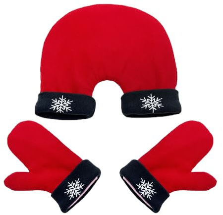 Guantes de Navidad para parejas, 3 unidades, guantes de invierno cálidos de copo de nieve, manoplas portátiles de mano, suministros, equipo de ciclismo al aire libre, esquí, caminar, para