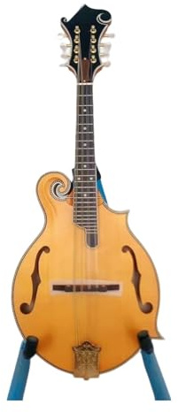 mandolina instrumento musical Mandolina de madera maciza estilo F hecha a mano con ocho cuerdas instrumento profesional