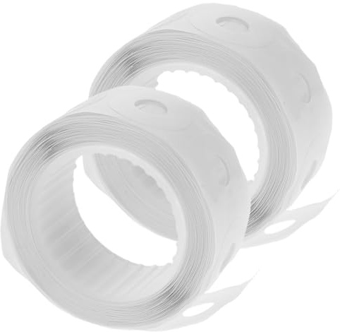 Sewroro Hole Punch Reinforcement Stickers, 2 Rolls 500pcs Self-Adhesive Paper Hole Reinforcers for Notebooks, Scrapbooking, Office and School Binding Supplies