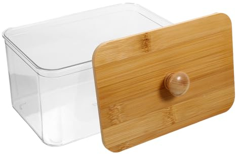 FUOYLOO Laundry Sheet Holder with Lid Container for Dryer Sheets and Dryer Balls Moisture Resistant Storage Organizer for Laundry Room
