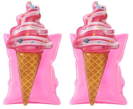 Kids Arm – Uppblåsbar PVC 2st Par, Cartoon Panda Säkerhetsarmband Barn