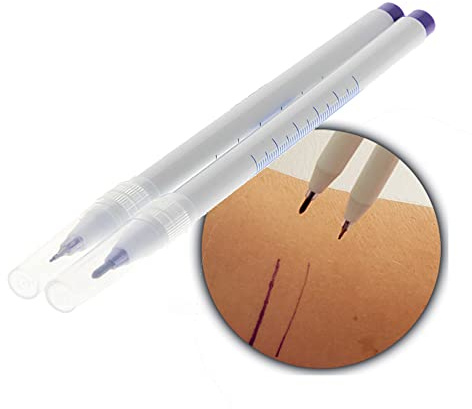Hautmarker, Skinmarker, steril, Hautmarkierungsstift, 1x Tattoo Stift, 1 mm