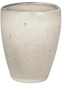 broste Copenhagen Nordic Sand, Steinzeug, Becher ohne Henkel 0, 25 l beige,8cm