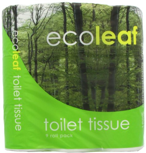Ecoleaf von Suma Ecoleaf Toilettenpapier, 9 Rollen