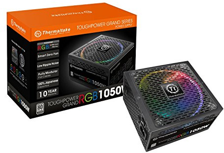 Thermaltake Toughpower Grand RGB 1050W Platinum unité d'alimentation d'énergie 24-pin ATX ATX Noir