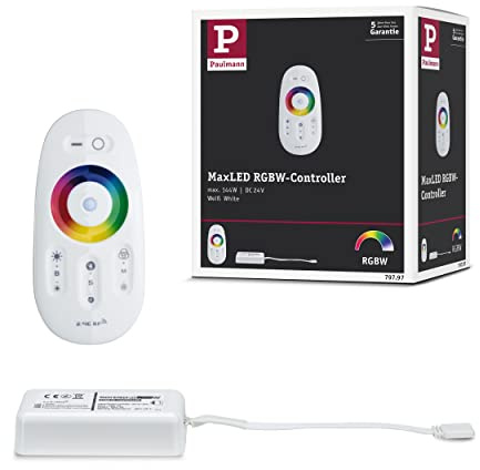 Paulmann 79797 Strip MaxLED Controller RGBW fascia luminosa dimmerabile max. 144 Watt bianco striscia luminosa plastica fascia LED