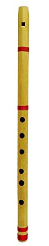 Whitewhale Flauta de bambú indio Bansuri - Instrumentos musicales indios para uso profesional