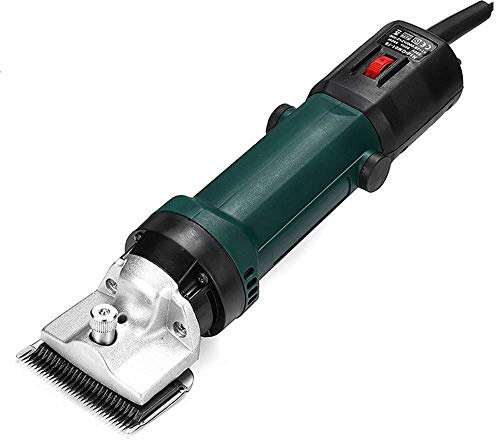 690W Esquiladora Caballo Profesional Eléctrico Aseo de Mascotas Kit, 6 Velocidades Ajustables, Enchufar Alto Voltaje Tarea Pesada Podadoras de Animales, Ideal para Caballos, Llamas, Vacas, Cabras
