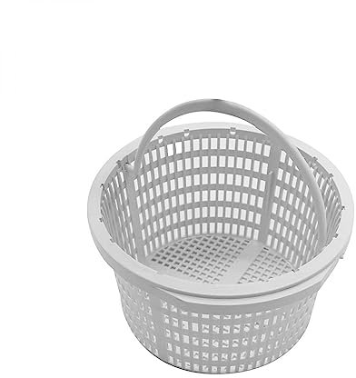 Linxor - Panier Rond pour Skimmer de Piscine - Diam 18.8 cm - Blanc