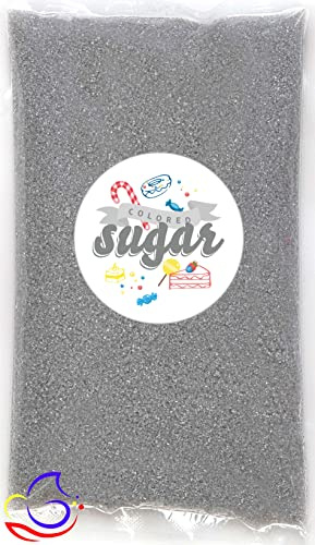 Bunter Zucker Grau 250g Dekorzucker