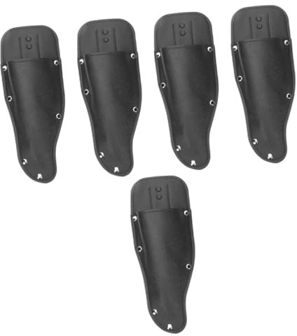 INOOMP 5pezzi Cesoia Da Giardinaggio Con Pelle Custodia Per Forbici Da Potatura Protezione e Stile