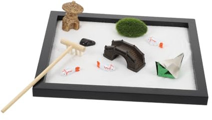 ORFOFE 1 Set Zen Sandtisch Für Zuhause Sandkasten Schmücken Sandkasten Ornament Sandtisch Modell Sand Artware Sandtisch Artware Heimtisch Kunsthandwerk Dekorativer