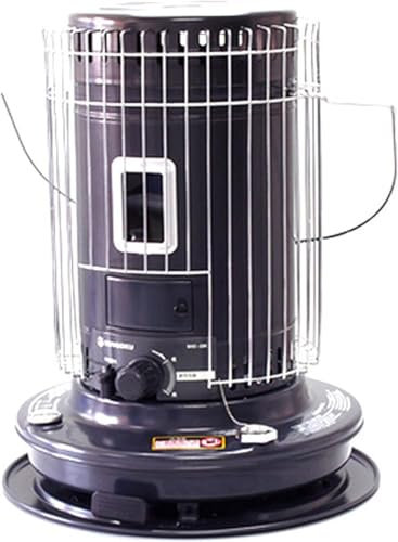 Chauffage au kérosène Omni-Radiant de grande capacité 7,8 L – Chauffage d'appoint portable intérieur/extérieur 24 000 BTU avec tuyau d'huile d'aspiration – Petit chauffage à convection