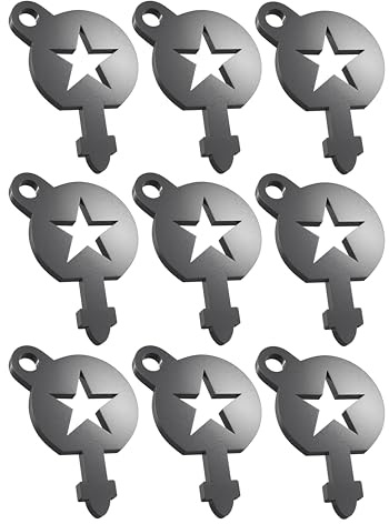 Star Key, kompatibel mit Kimberly Clark Toilettenpapier- und Handtuchspendern (Metall, 9 Stück)