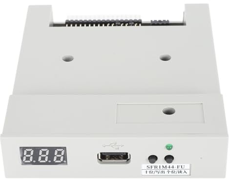ciciglow U-Disk-Diskettenlaufwerk-Emulator, Disketten-Emulator 32 Bit CPU 1,44 MB 1M44 FU für Computer-Stickmaschine