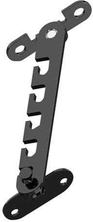 Tope de ventana abatible, Limitador de ventana | Cerradura de pestillo para ventana abatible | Tope abatible Limitador de ventana Bloqueo restrictor de apertura de ventana de seguridad para varias pue